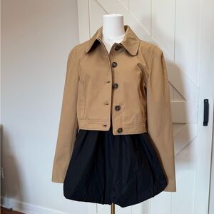 ZARA NWT Shirt Trench Coat